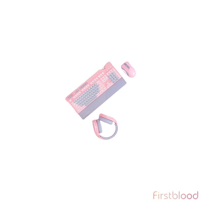 ASUS ROG Pink Peripherals Keyboard Headset Mouse Promotion Set – First ...