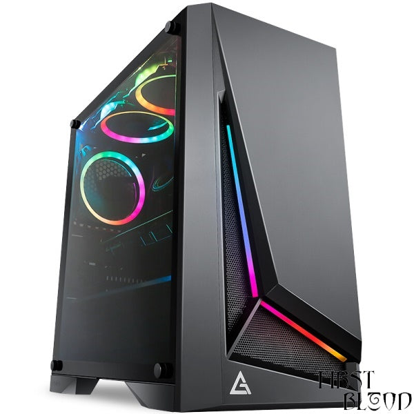 Antec Dark Phantom DP301M Black Micro ATX Case, T/G Window, No PSU